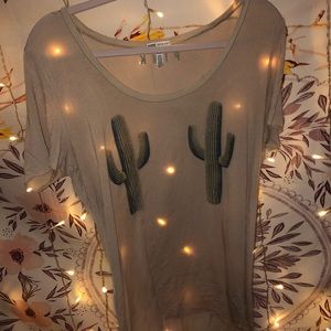 PINK cactus t-shirt